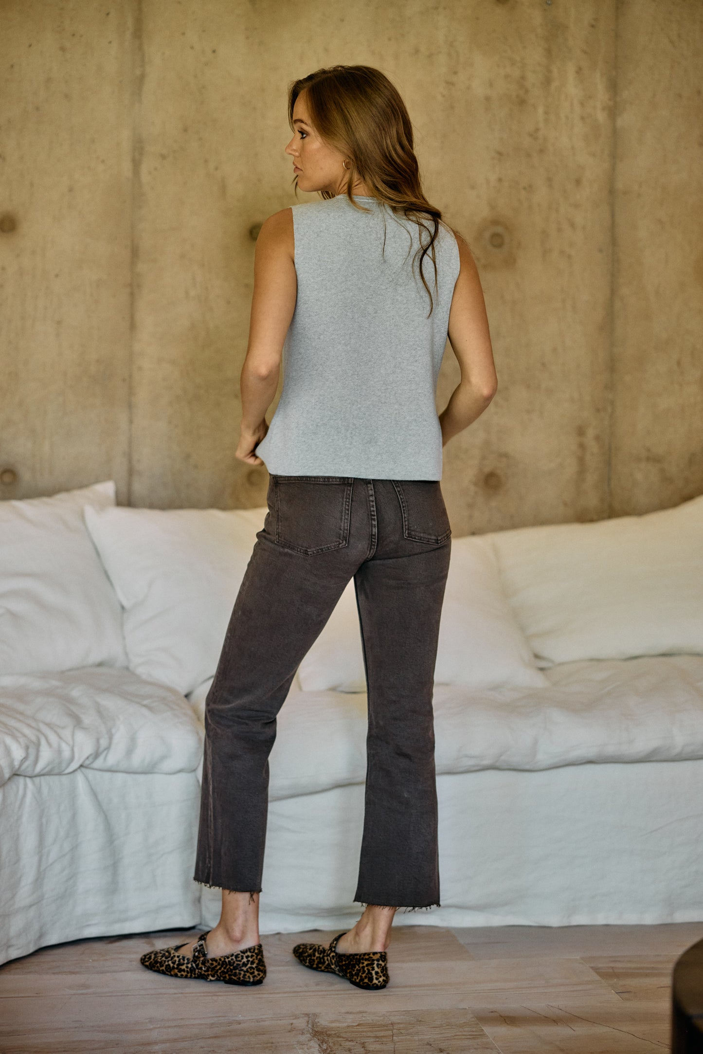 Chaleco Grace Gris