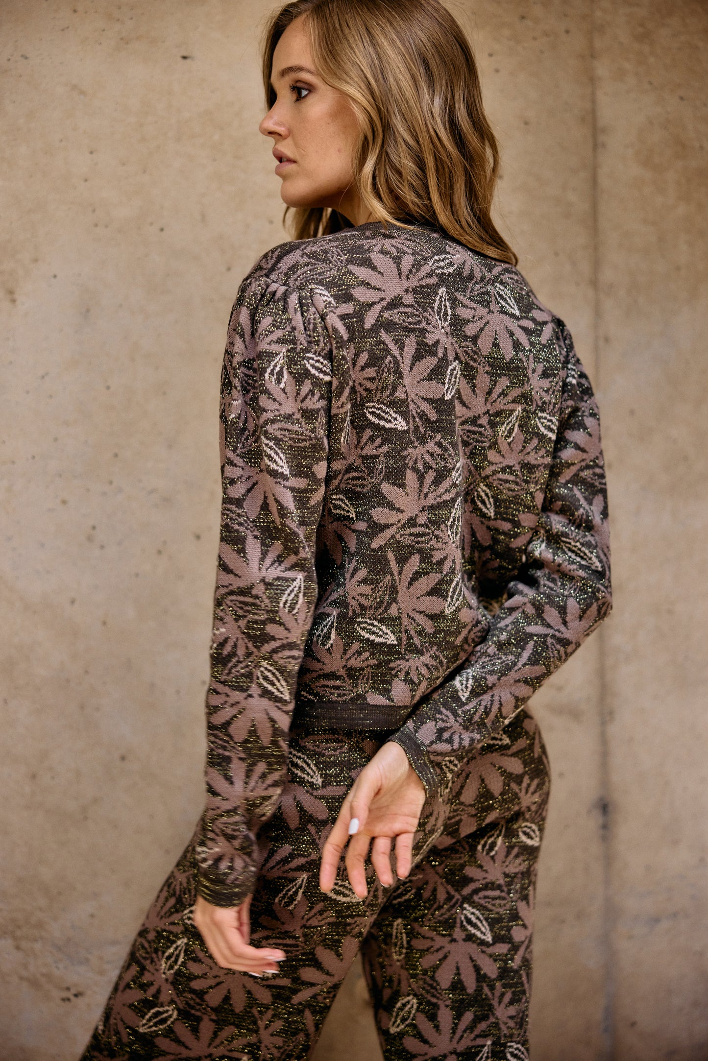 Chaleco Elle Flores