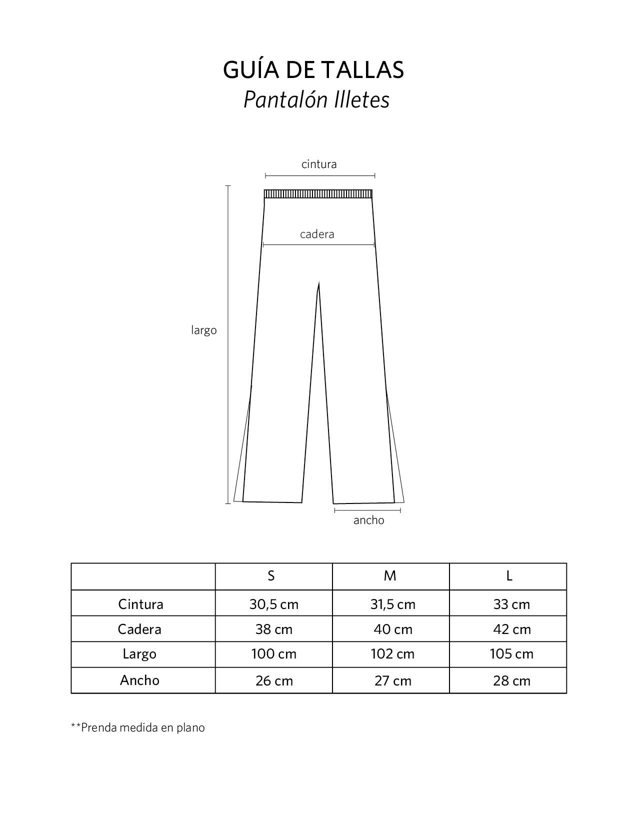 Pantalón Illetes Beige