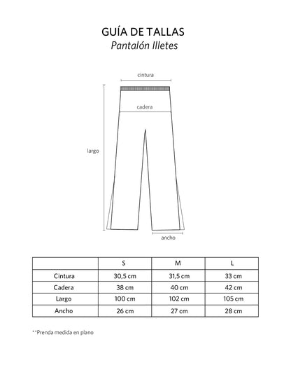 Pantalón Illetes Beige